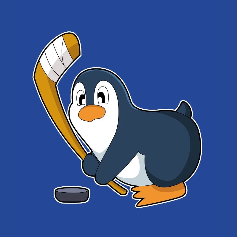 Pinguin Eishockey Eishockeyschläger