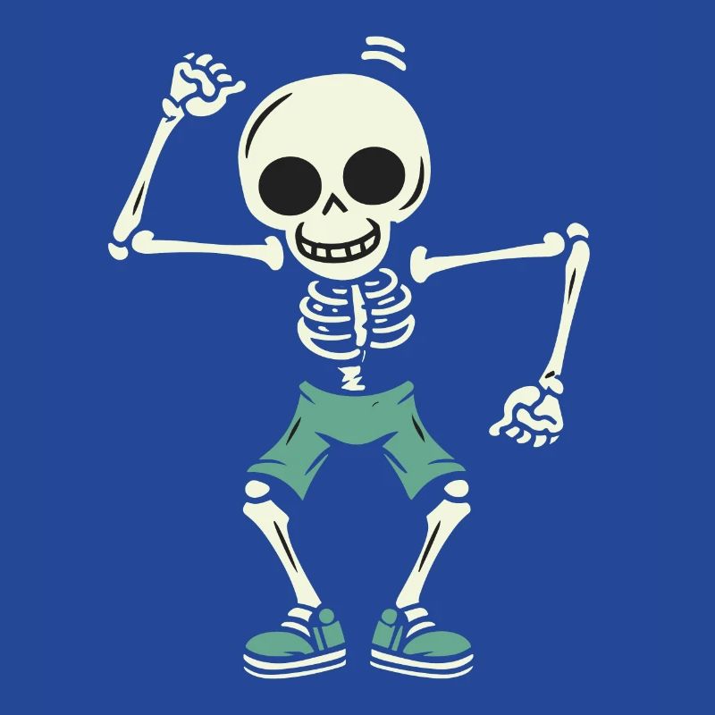 Dancing Skeleton Skull