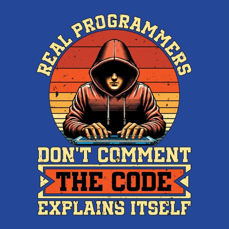 Codeur Les vrais programmeurs ne commentent pas le développeur Web