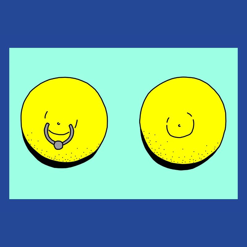 lemon piercing turquoise
