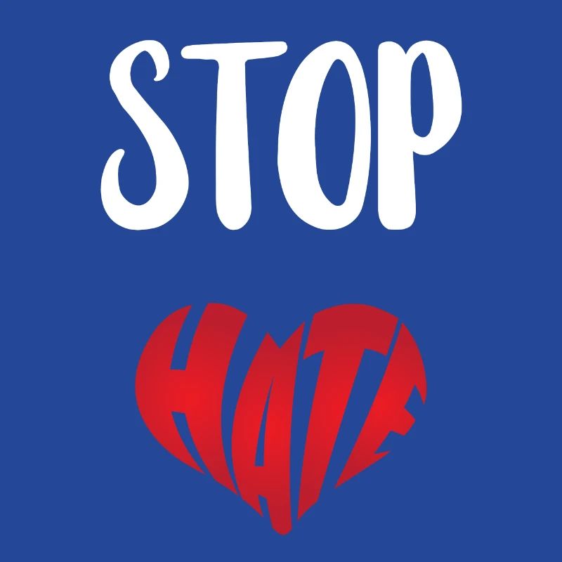 No Hate Dislike Stop Hate Anti Hate