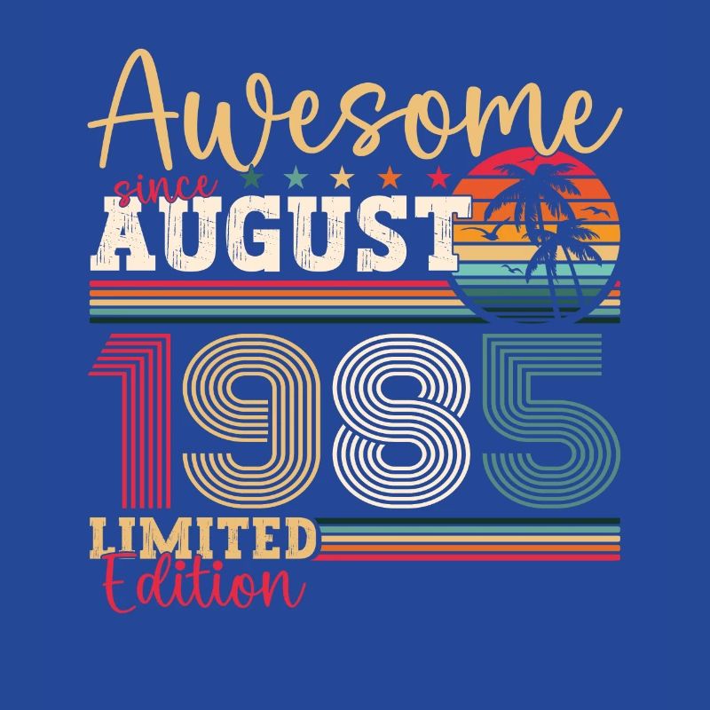 Awesome since August 1985 37. Geburtstag Geschenk