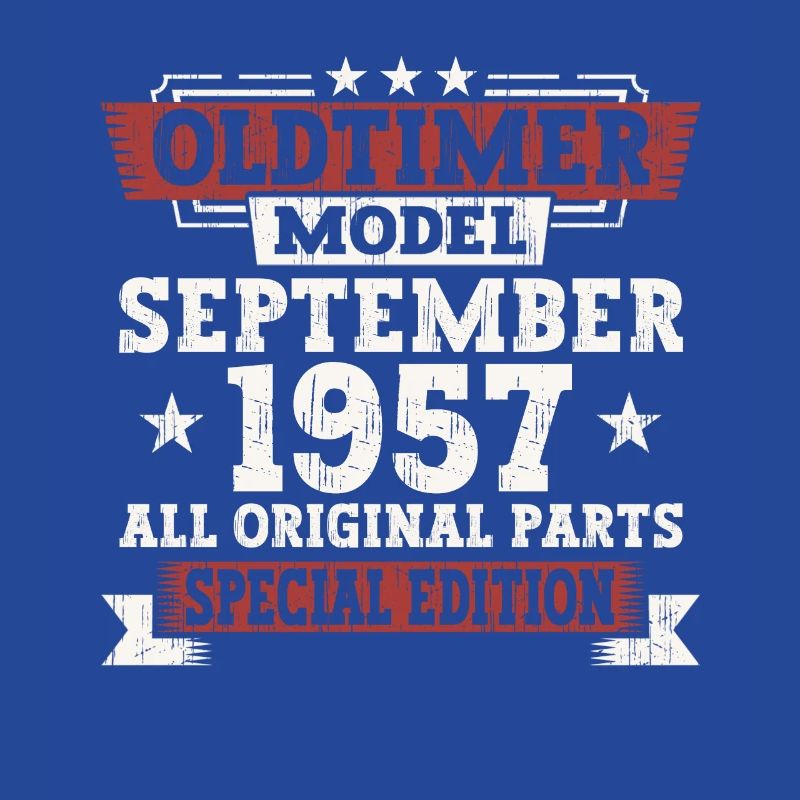 Oldtimer September 1957 65. Geburtstag Geschenk