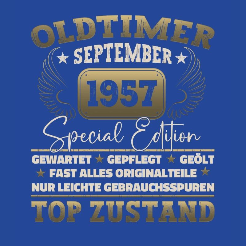 Oldtimer September 1957 65th birthday Geschen