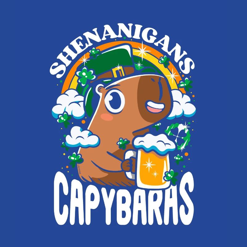 St. Patrick's Day - Shenanigans capybaras