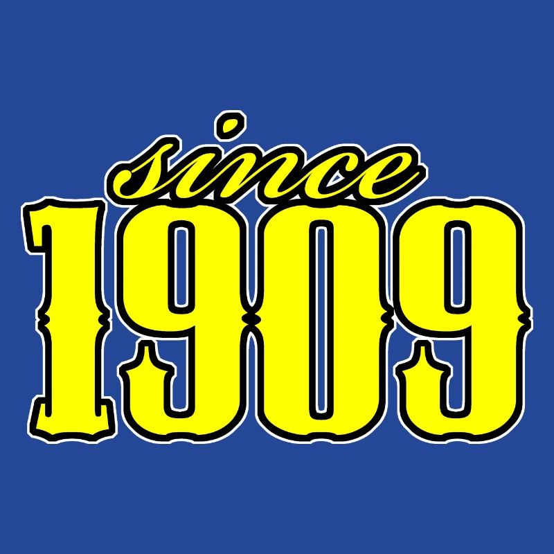 depuis 1909 (jaune)