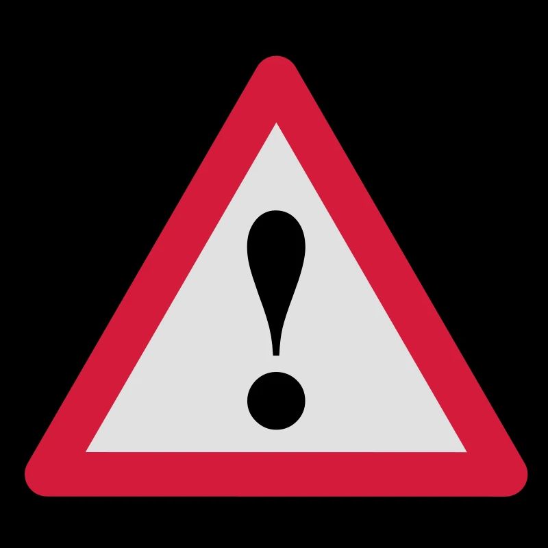 Sign exclamation mark
