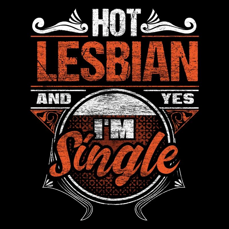 Idée de cadeau de relation de fierté célibataire lesbienne