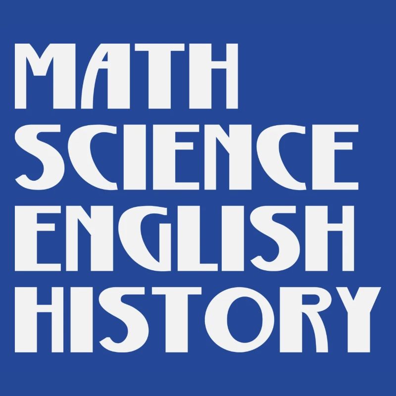 Math Science English History