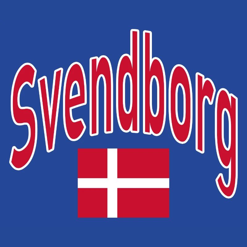 Drapeau de Svendborg Danemark