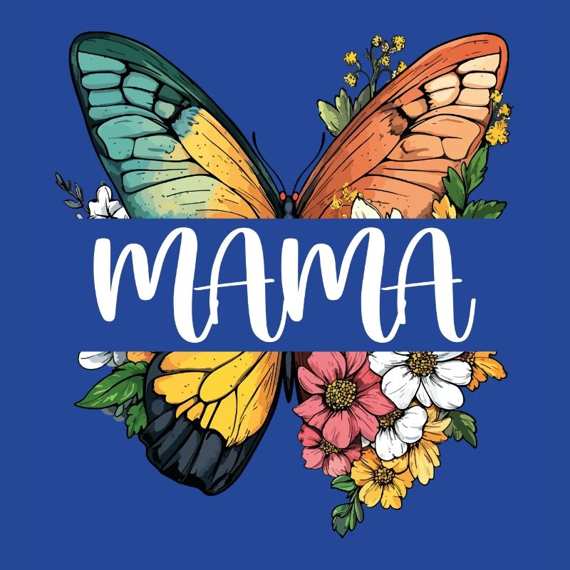 Mama Schmetterling Blumen Beste Mutter Muttertag
