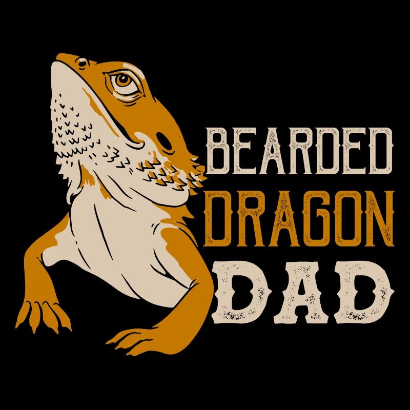 Bearded Dragon Dad Reptile Lizard Lover