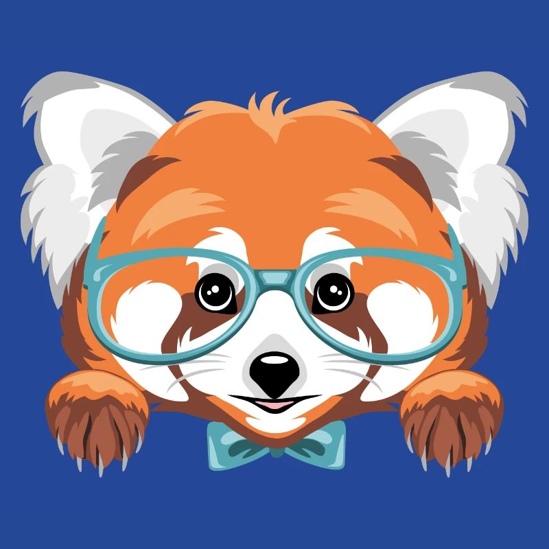 Coup d’œil sur le panda roux intelligent