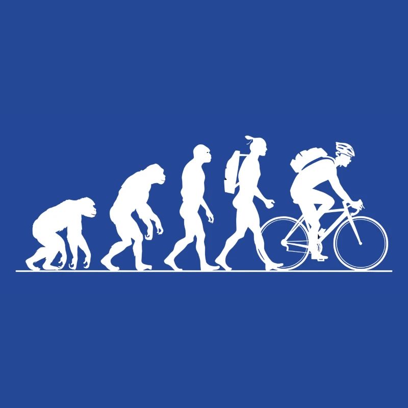 Vélo Evolution Cycliste Vélo Biker Cyclisme