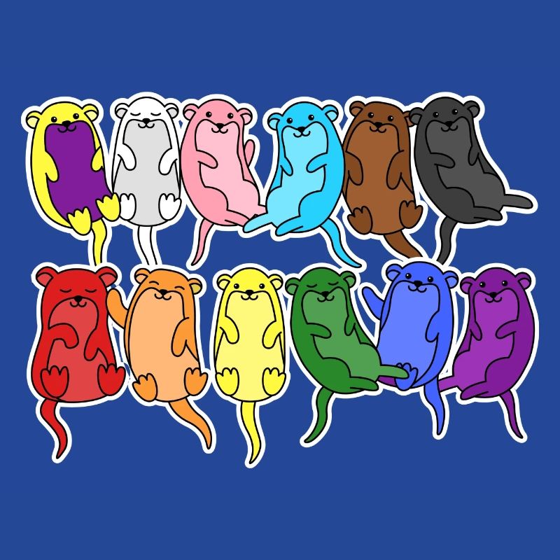 Fierté Progrès Flag Otter Égalité