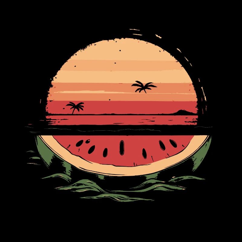 Pastèque Mer Plage Été