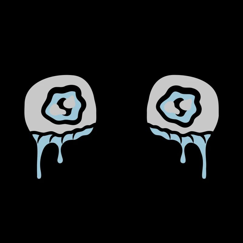 Comic Eyes Tears Sad