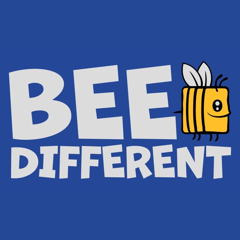 bee different Spruch Zitat