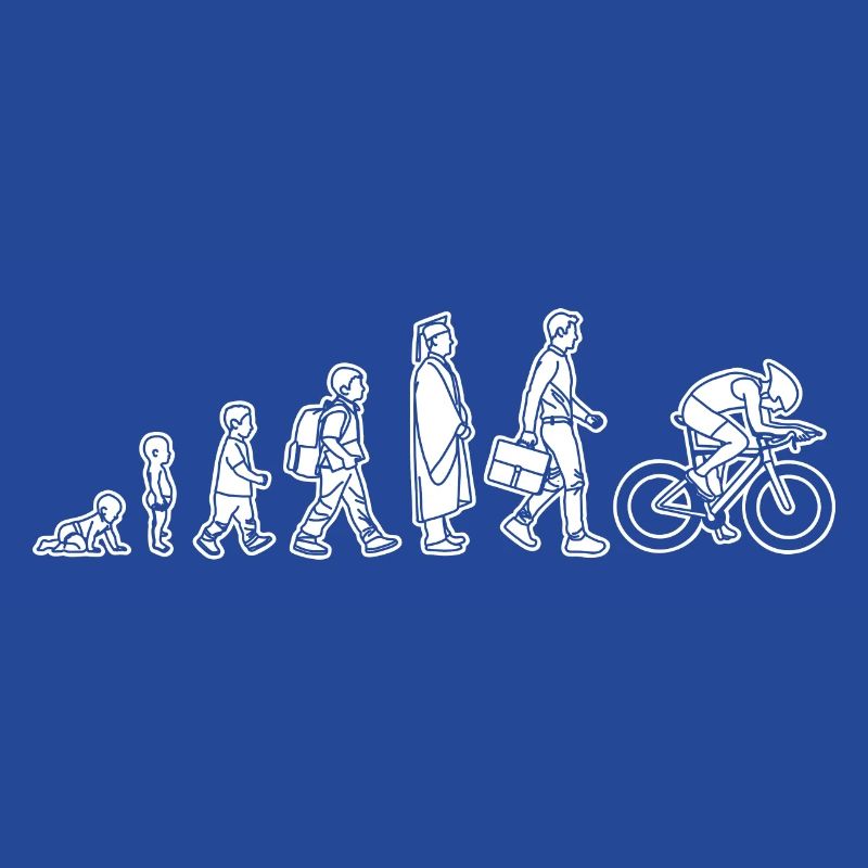 Evolution eines Radfahrers