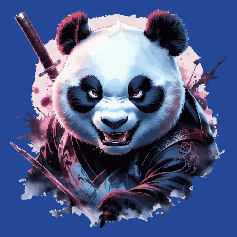 Panda ninja maléfique
