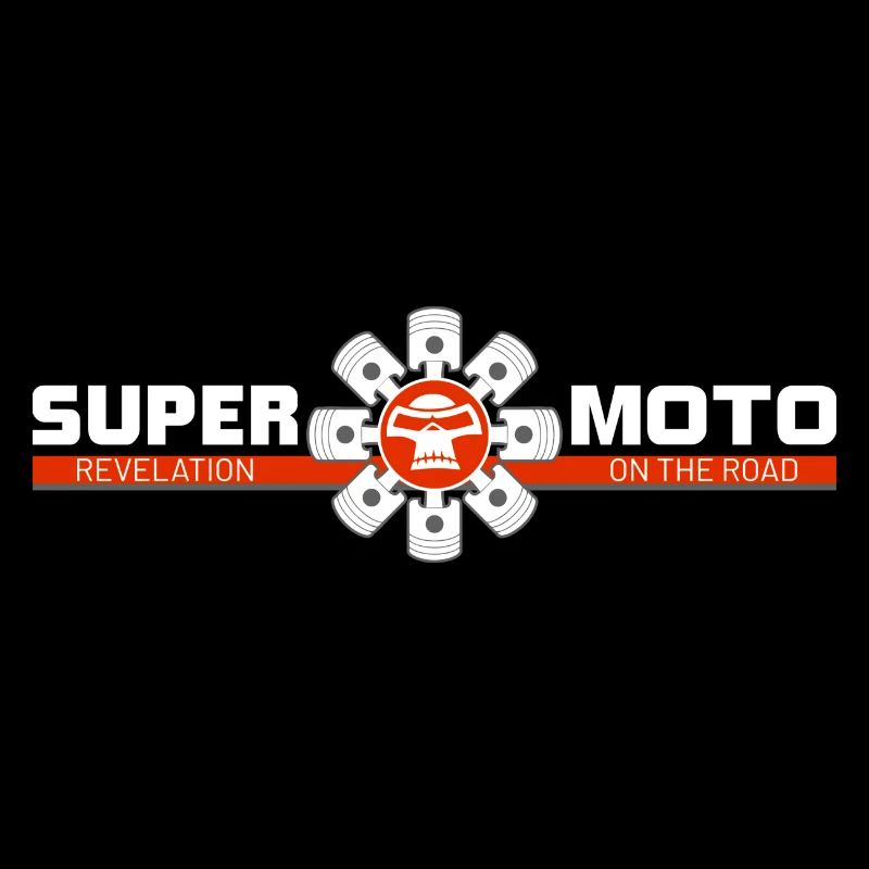 SUPER MOTO Monkey Circle rouge