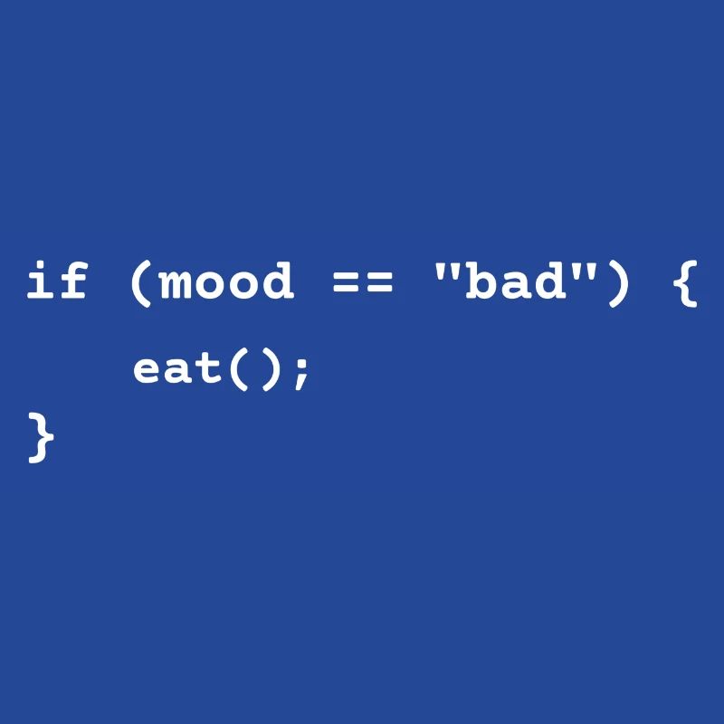 Cadeau de t-shirt de nourriture et de codage amusant pour programmeur
