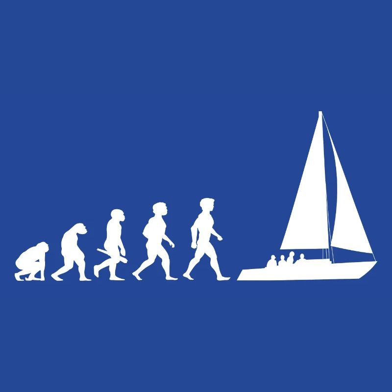 Evolution sailing sailboat sailing ship