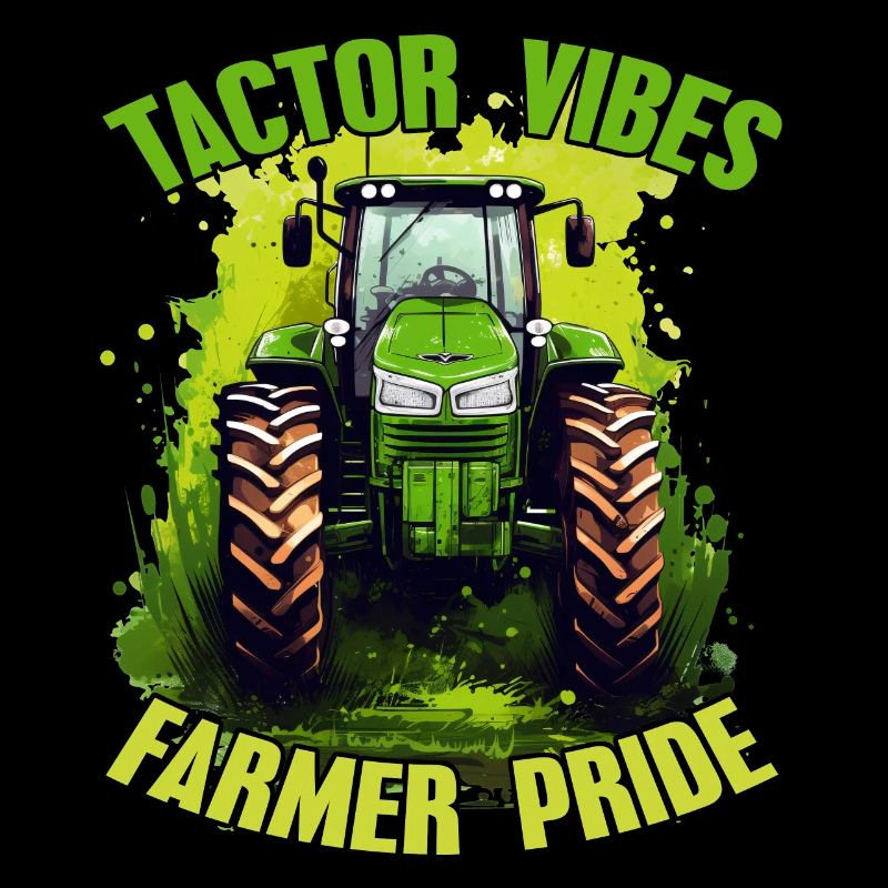 Tractor Vibes Farmer Pride Traktor Bauer Geschenk