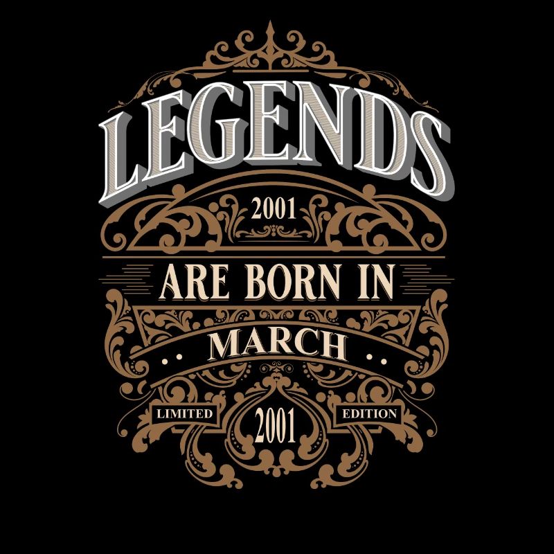 2001 Mars Naissance Anniversaire Année de naissance