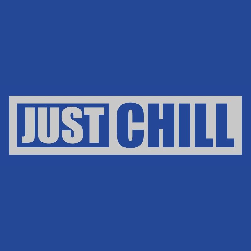 Logo Just Chill Texte