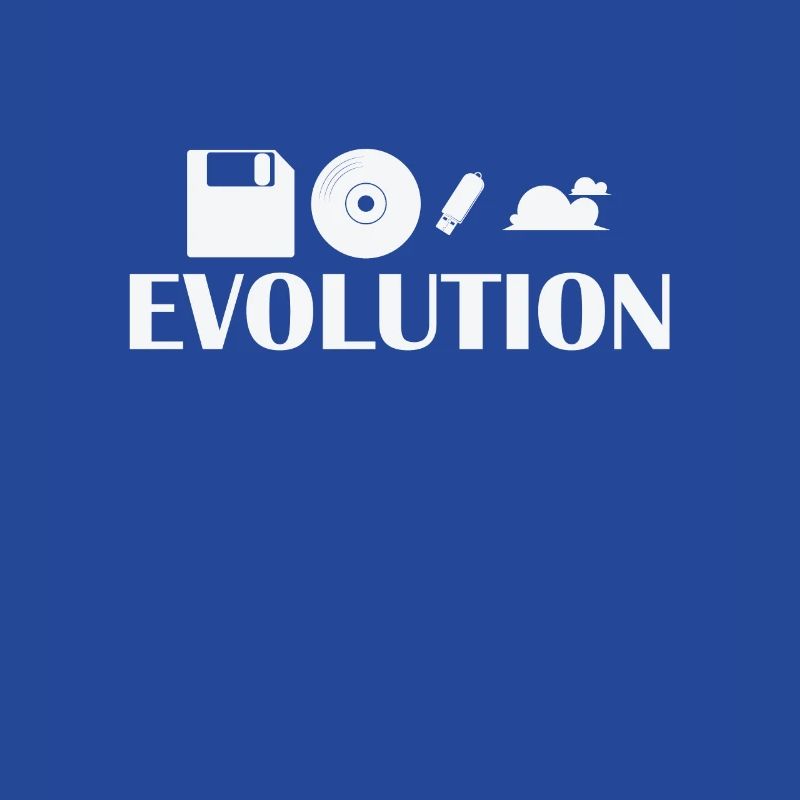 Evolution Disquette CD Clé USB Cloud