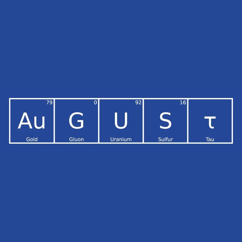August Surname First Name Chemistry Periodic Table Elements
