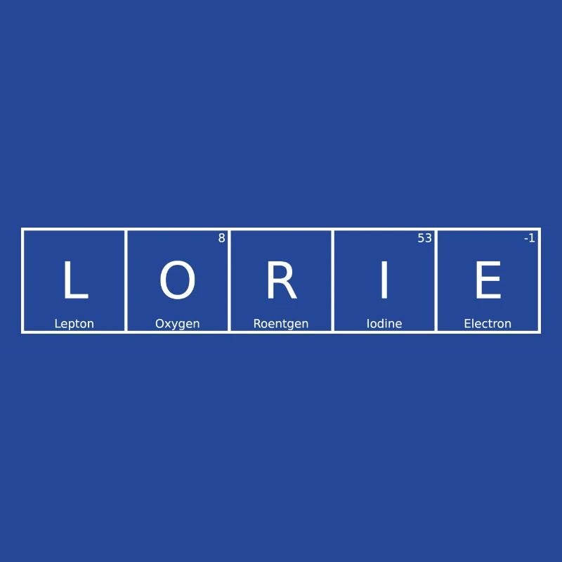 Lorie Surname First Name Chemistry Periodic Table Elements