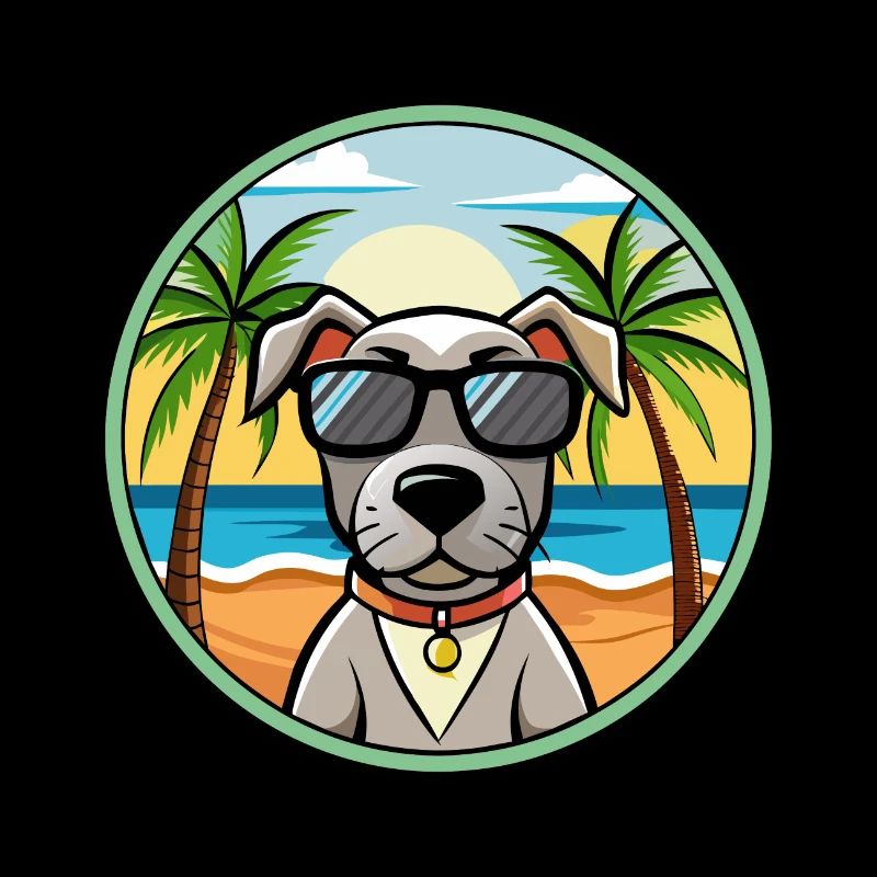 Alte dänische Pointer Hunderasse Cartoon Sonnenbrille