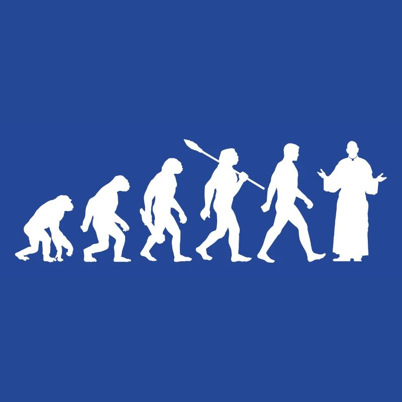 Evolution - Pfarrer - Kirche - Religion