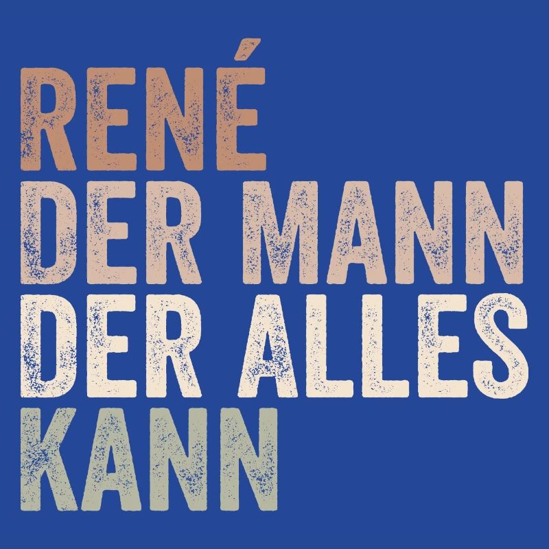 Rene The man who can do everything First name René