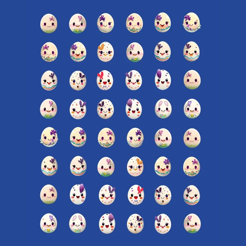 Colorful Easter Eggs Easter Egg Pattern Easter