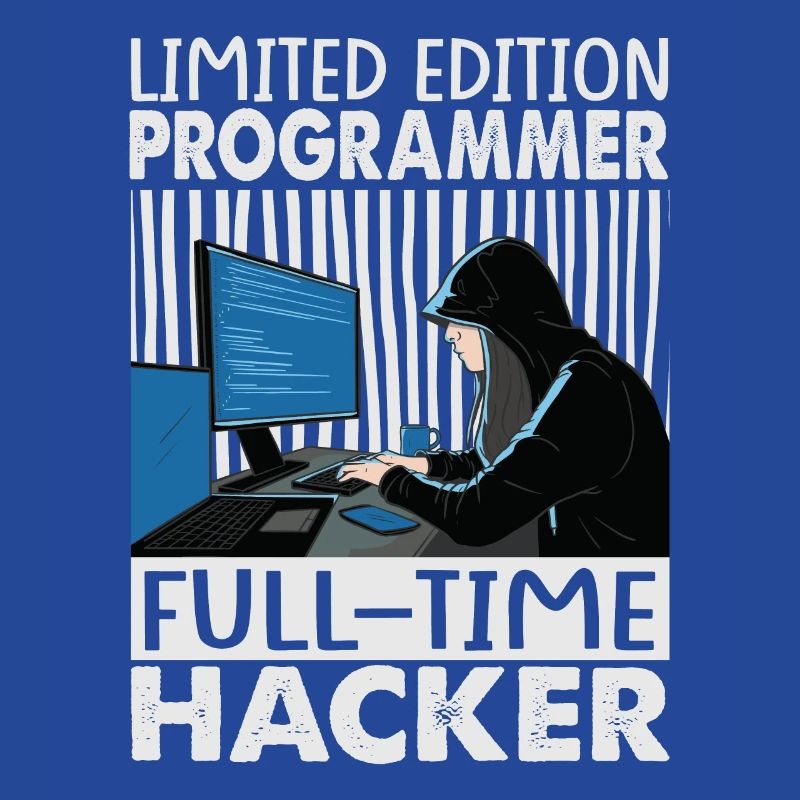 Limited Edition Programmer Full-Time Hacker - Funn