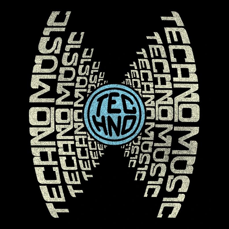 GIVE ME TECHNO MUSIC | Text Graphic Techno Shirt