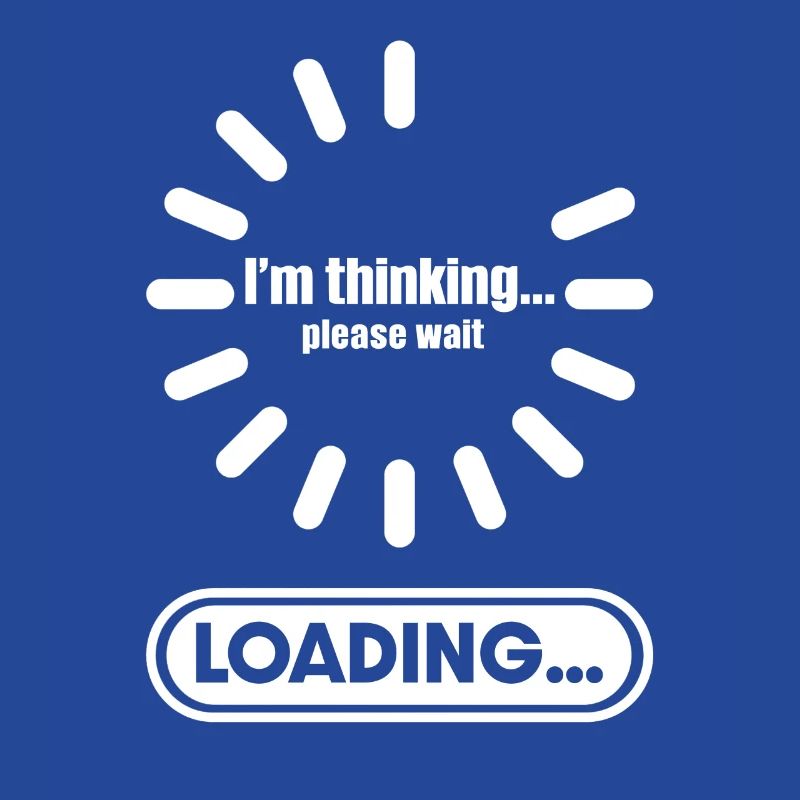Im thinking please wait its Loading I Think