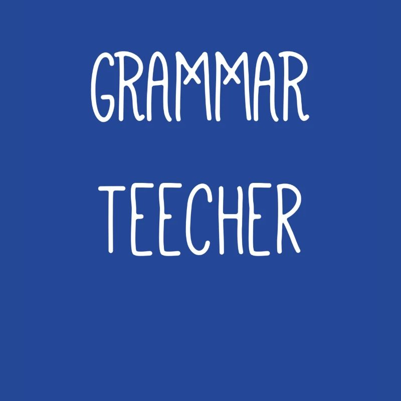 Professeur de grammaire autodérisoire