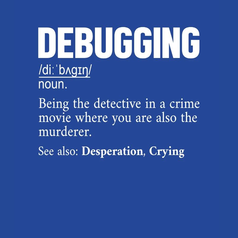 Debugging Definition Developer Coder Programmer