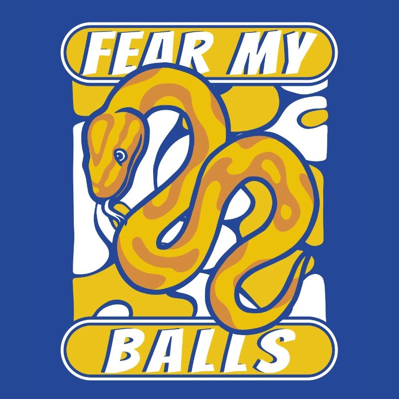 Fear My Balls Python Schlange Banana Ball Python