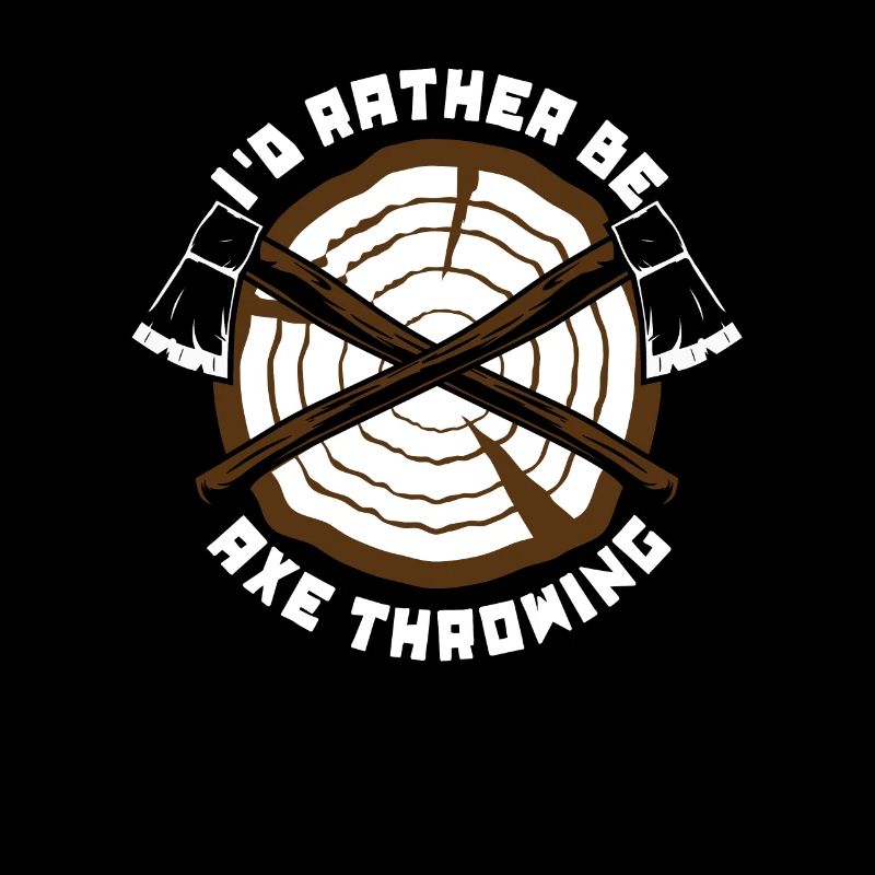 I'd Rather Be Axe Throwing Axe Throwing Game Axe