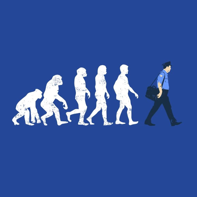 Postbote Evolution geschenk job beruf post brief