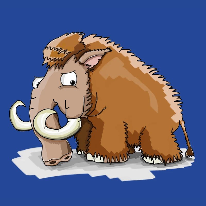 Grumpy mammoth! Gift idea