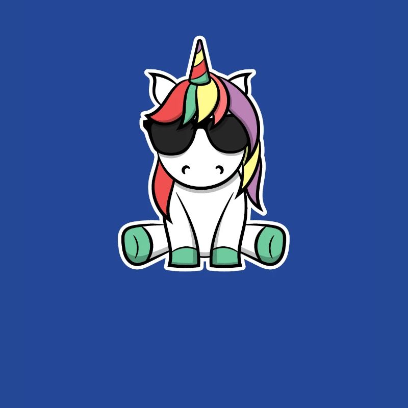 Pony Einhorn Retro Geschenkidee Witzig Sommer Süß