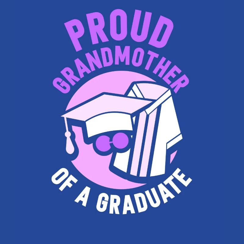 Stolze Großmutter Eines Absolventen Absolvent