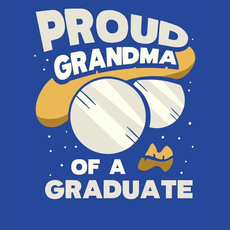 Stolze Großmutter Eines Absolventen Absolvent