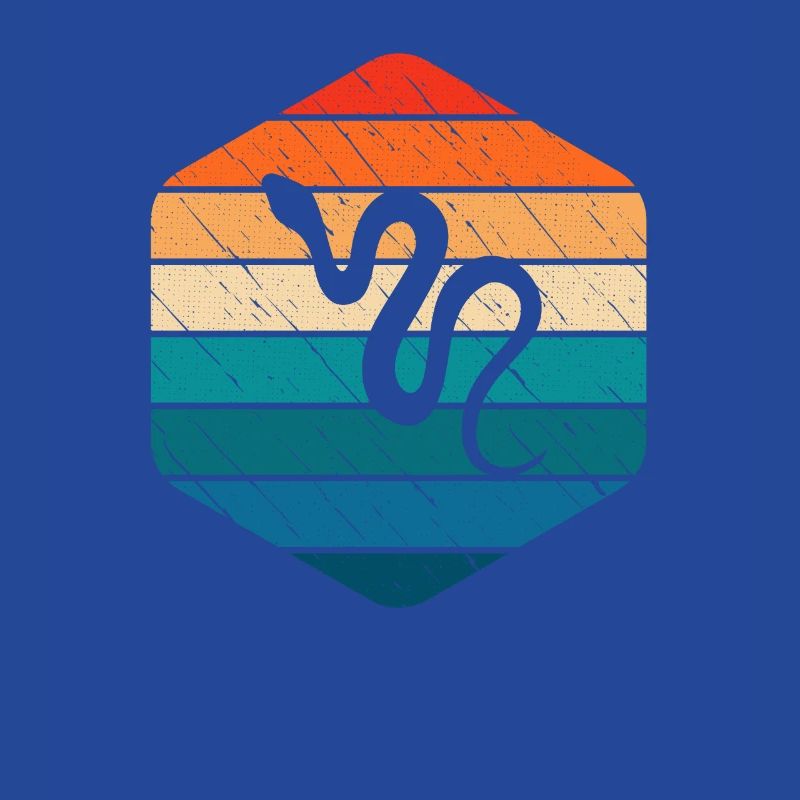 Snake Retro Reptile Python Gift idea